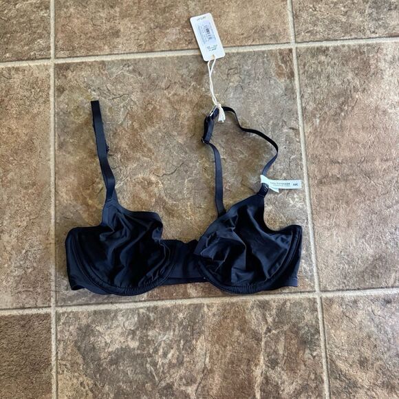 Aerie Smoothez Mesh Full Coverage Unlined Bra Black Size 32C - Picture 1 of 7